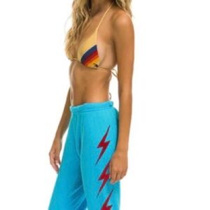 Aviator nation lightining bolt sweatpants XS